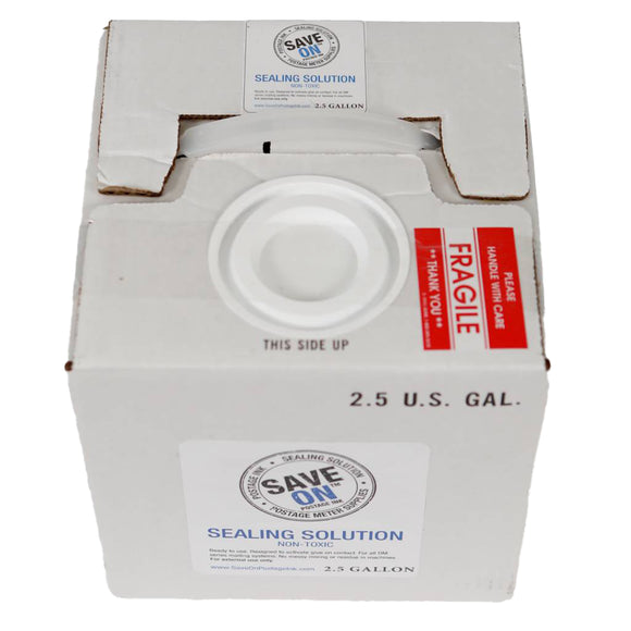 Roar Postal RPS Sealing Solution | 2.5 Gal Compatible with all Postage Meters - Mindful Supplies