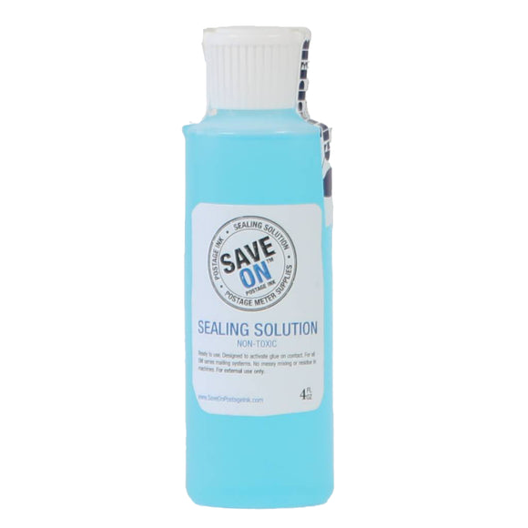 Pitney Bowes E-Z Seal Sealing Solution 601-9 | Compatible, One - 4oz Bottle - Mindful Supplies