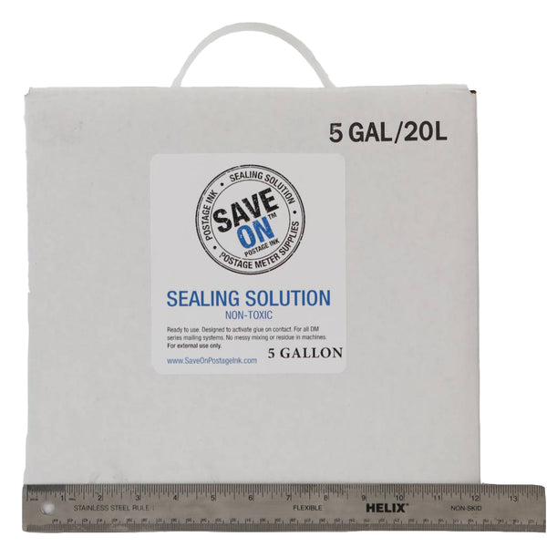 Pitney Bowes E-Z Seal 605-0 Sealing Solution | Compatible, Five Gallon Cubetainer