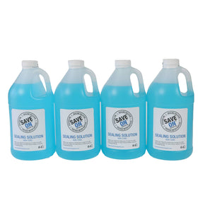 Pitney Bowes E-Z Seal 608-0 Sealing Solution | Compatible, Four - Half-Gallon Bottles - Mindful Supplies