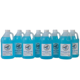 Pitney Bowes E-Z Seal 608-0 Sealing Solution | Compatible, Eight - Half-Gallon Bottles - Mindful Supplies