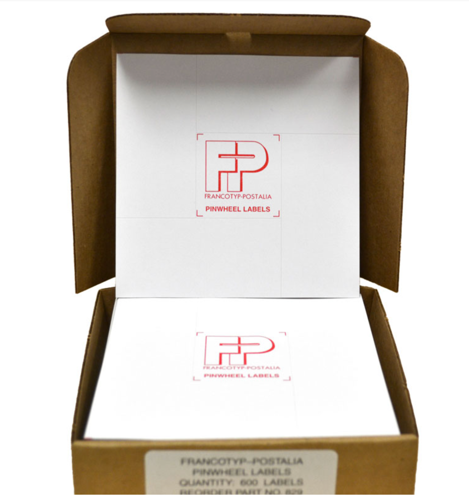 Francotyp Postalia 829 Short Pinwheel Labels Postage Labels | Compatible, 4 Label Sheet Pinwheel - Mindful Supplies