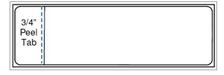 Hasler PT1H03 Postage Meter Labels | Compatible, Single Self-Adhesive Tape Strips - Mindful Supplies