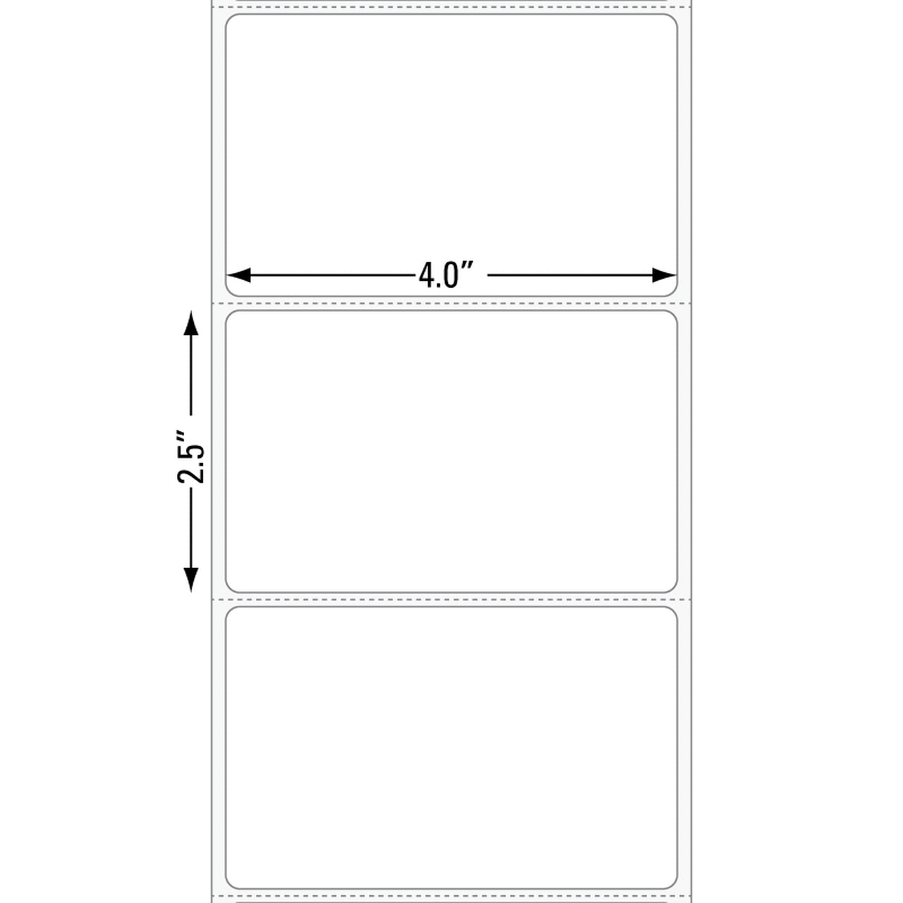 Quadient | Neopost 7465288-01 Direct Thermal Labels Compatible with Zebra - Mindful Supplies