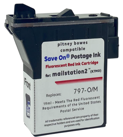 Pitney Bowes 797-0 Postage Meter Ink Cartridge | Compatible, Mailstation K700 - Mindful Supplies