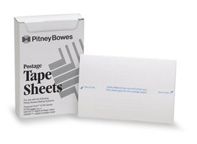Pitney Bowes 620-9 Postage Tape Sheets | Compatible, DM100 Series and SendPro Series